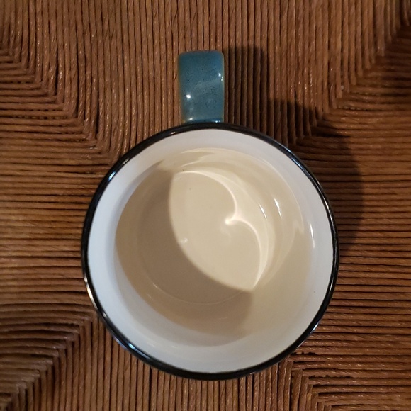 Great Gatherings Stoneware Large Owl Coffee Mug 16 ounces In Teal Blue - Picture 2 of 4